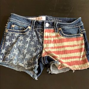 tinseltown denim shorts